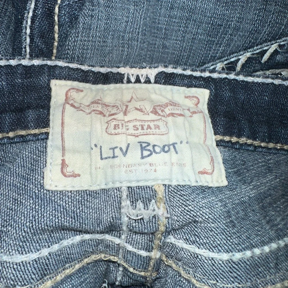 Big Star Blue Liv Boot Cut Jeans SZ 31XL - Picture 12 of 13